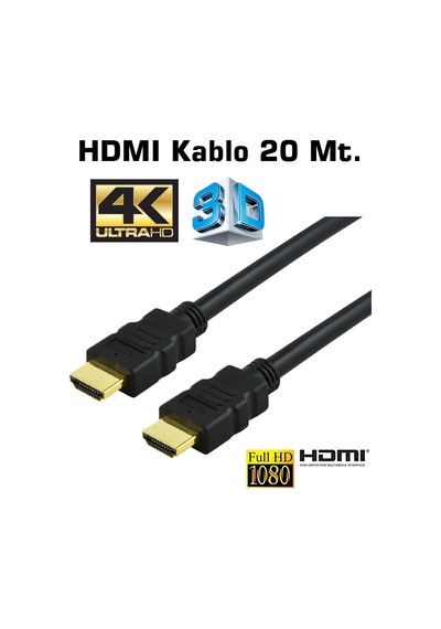 20 Metre Hdmi Kablo Hd Tv Kablosu 3D Hd Kablo