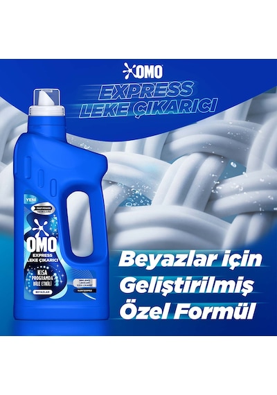 Omo Express Leke Çıkarıcı Beyazlar 1000 Ml X1 Diğer