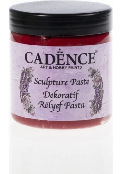 Kırmızı Dekoratif Rölyef Pasta 250ml Kırmızı Kırmızı