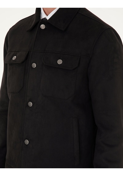 Pierre Cardin Erkek Siyah Deri Mont-kaban 50300520-001 Siyah