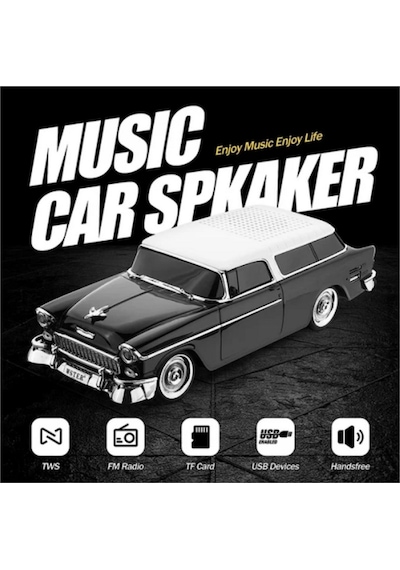 Wster Chevrolet WS-1955BT Belair 1955 Model Araba Bluetooth Hoparlör