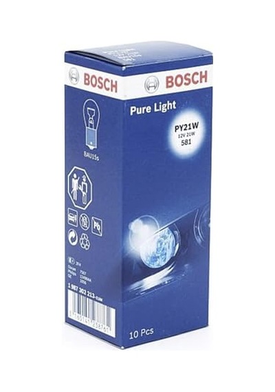 Bosch Py21w 12v 21w 93 Sinyal Sarı Amber 10 Adet