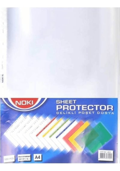 Noki 4830XL Şeffaf Poşet Dosya