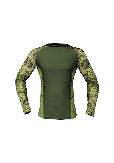 Dosmai Dijital Baskılı Uzun Kollu Rashguard Kamuflaj Rg071 Yeşil Kamuflaj