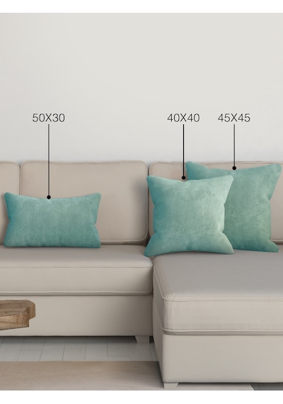 Home Daily Series Sis Mavisi Rengi Kırlent Yastık Kılıfı Sis Mavisi