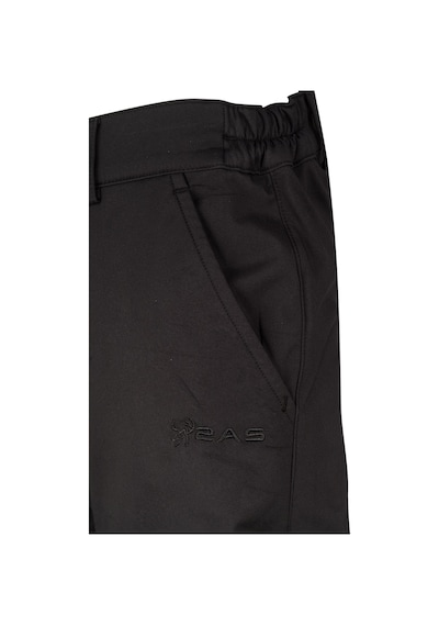 2as Alawı Erkek Softshell Pantolon Siyah Siyah