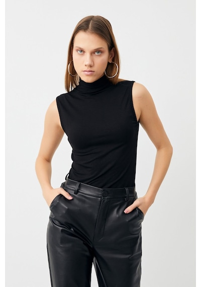 Hiccup Bıpantolon Kadın 2'li Kolsuz Yarım Balıkçı Yaka Body Çok Renkli