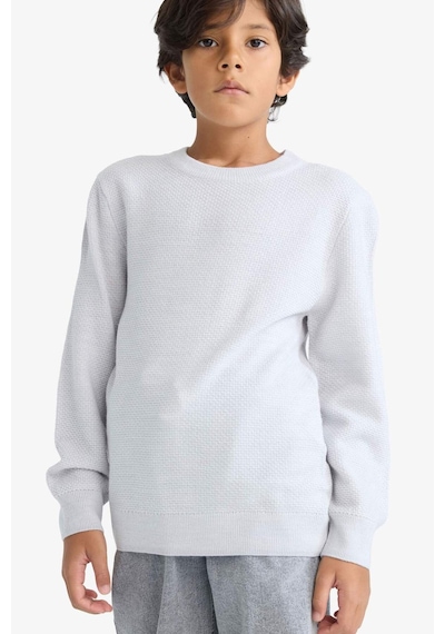 Defacto Regular Fit Basic Kazak Erkek Çocuk F4731a825augr184 Gri-gr184