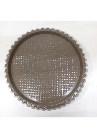 Dekoratif Granit Sağlıklı Yanmaz Yapışmaz Turta Kek Pasta Kalıbı 28 Cm Çap Çok Renkli