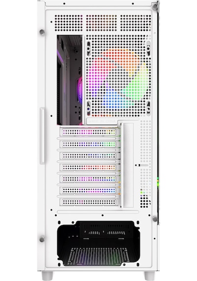 Ranker Lyra Wood White Argb Tempered Glass Usb 3.0 Type-c Atx Mid Tower Kasa