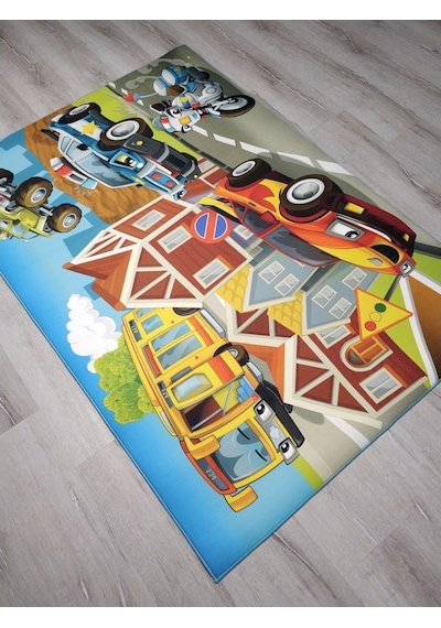 Foto Baskılı Halı Artist Halı Araba 120X180 Cm