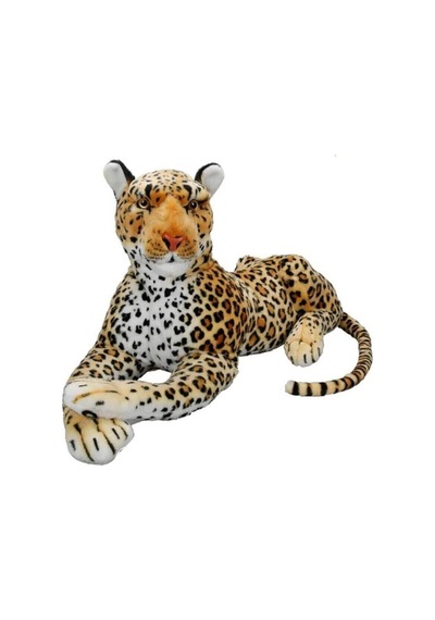 Leopar Peluş Dev Boy 60 Cm Kahverengi