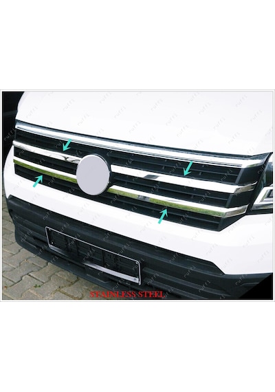Vw Crafter Krom Ön Panjur 4 Prç. 2016 ve Üzeri P.Çelik