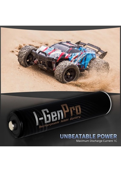 G421 4'lü Pil Şarj Aleti + 2 Adet Aa Pro 2950 Mah + 2 Adet Aaa Pro 1100 Mah Şarjlı Kalem Pilli Set 1.2v Ni-mh