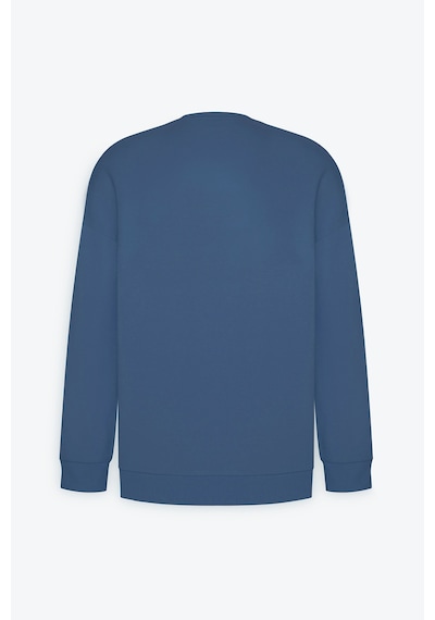 AC&Co / Altınyıldız Classics Erkek İndigo Oversize Fit Bol Kesim Harvard Lisanslı Pamuklu Bisiklet Yaka Sweatshirt İndigo AC&Co / Altınyıldız Classics Erkek İndigo Oversize Fit Bol Kesim Harvard Lisanslı Pamuklu Bisiklet Yaka Sweatshirt İndigo