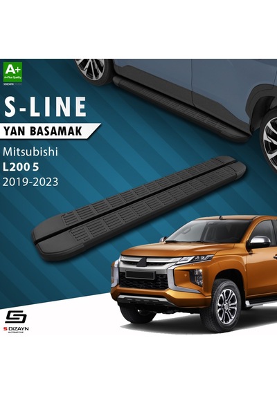 Mitsubishi L200 5 S-line Siyah Yan Basamak 203 Cm 2019 Üzeri