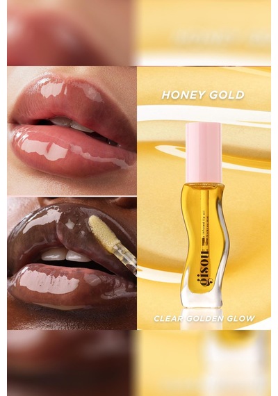 Gisou Honey Infused Nemlendirici Ve Parlatıcı Dudak Bakım Yağı Honey Gold 8ml