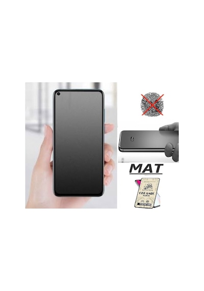 Xiaomi Mi 11 Lite Mat Ekran Seramik Tam Kaplayan Kırılmaz Cam Nano Ekran Koruyucu
