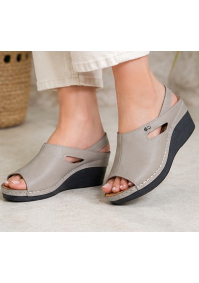 N Napa Shoe Np.1001.gri Deri Terlik