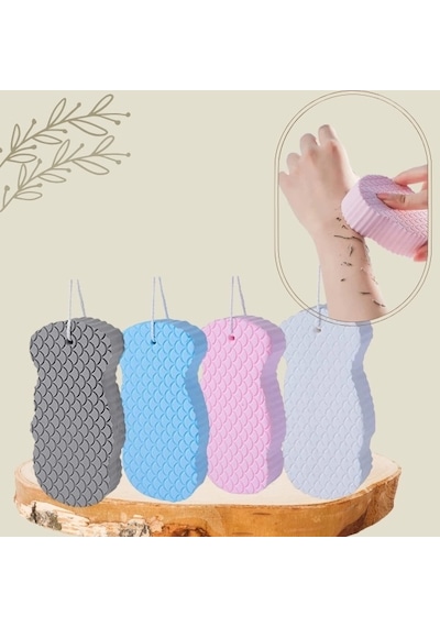 Banyo Vücut Duş Peeling Süngeri Ekstra Yumuşak Sihirli Vücut Süngeri