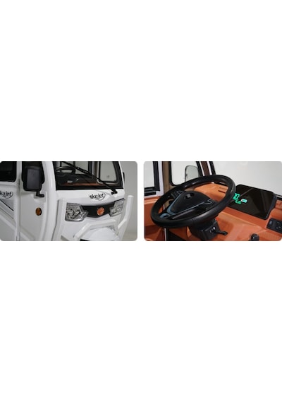 Skyjet Re-Van Pro Elektrikli Moped Beyaz