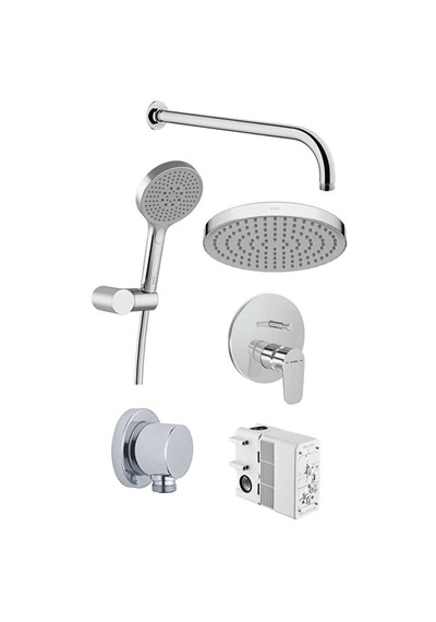 Artema Flow Round A49323 Ankastre Banyo Seti, Krom