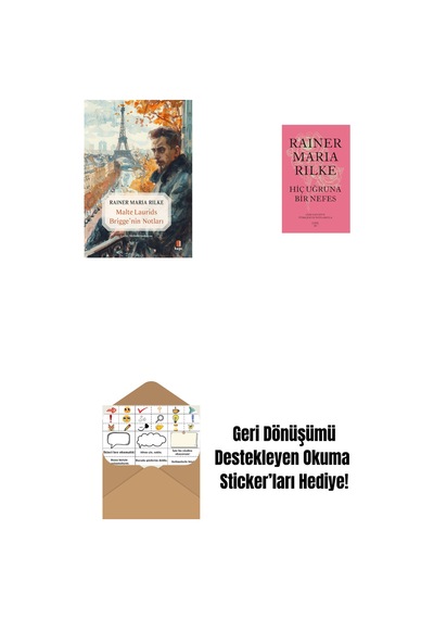 Malte Laurids Brigge'nin Notları + Bütün Öyküleri - Rainer Maria Rilke + Okuma Sticker'ları