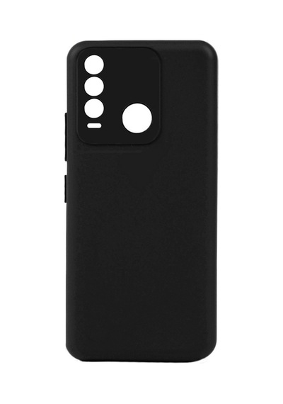 Zore Tecno Spark 8t Kılıf Omsy Biye Silikon - Siyah