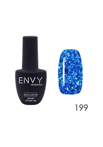 Envy Kalıcı Oje Exclusive Parlak Simli Mavi 10gr No:199