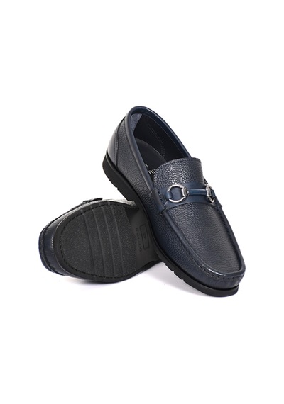 Tuna Hakiki Deri Laicvert Loafer Erkek Ayakkabı Eva Taban - Toka Detaylı - 1019 Lacivert Tuna Hakiki Deri Laicvert Loafer Erkek Ayakkabı Eva Taban - Toka Detaylı - 1019 Lacivert