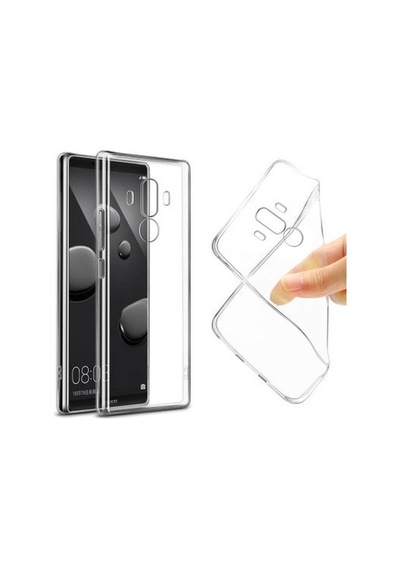 Huawei Mate 10 Pro İle Uyumlu Kılıf Şeffaf Kamera Korumalı Esnek Silikon Telefon Kılıfı Kapak