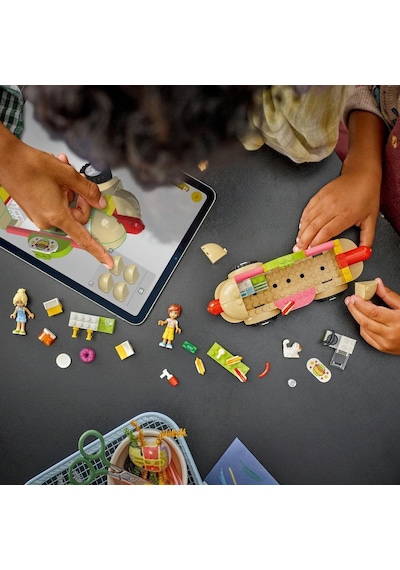 LEGO® Friends Sosisli Sandviç Arabası 42633 4+ Yaratıcı Oyuncak Yapım Seti - 100 Parça