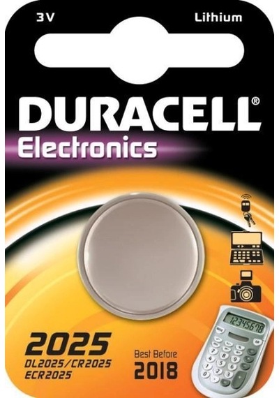 Mey İthalat Duracell Cr 2025 Lityum Pil 3 Volt Renkli