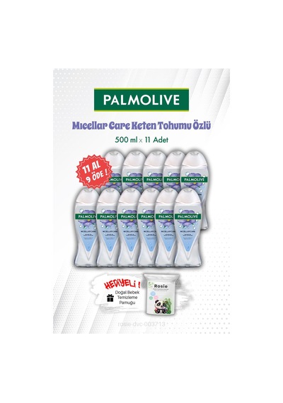 Mıcellar Care Keten Tohumu Özlü 500 Ml Duş Jeli 11 Al 9 Öde Ve Rosıe Fresh