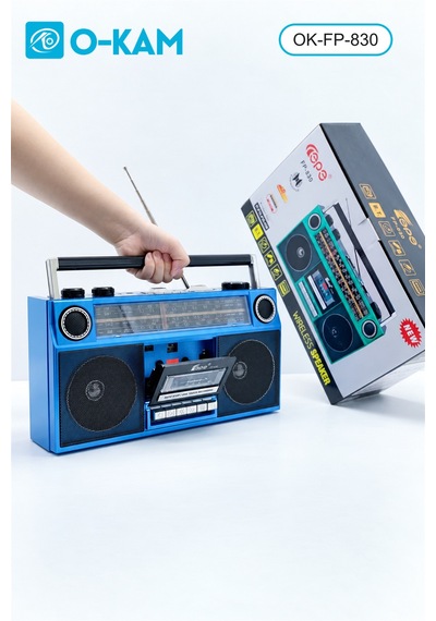 O-kam Fp-830 Bluetooth Kasetçalarlı Dört Bant Retro Radyo