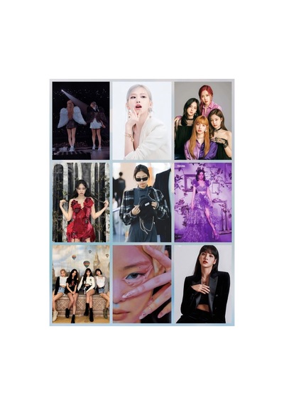 Black Pink 18 No -kpop- 9 Lu Fotokart Seti