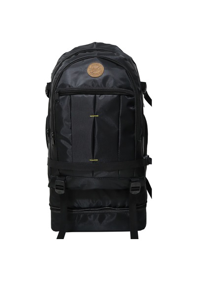 Season Mountaıner 90 Litre Körüklü Dağcı Unisex Sırt Çantası Büyük Hacimli Kamp & Outdoor Çanta Siyah