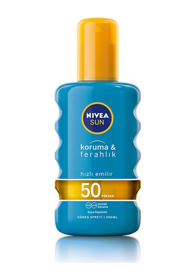 4 Adet Nivea Sun Transparan Güneş Spreyi Koruma&ferahlık Spf 50 200 Ml