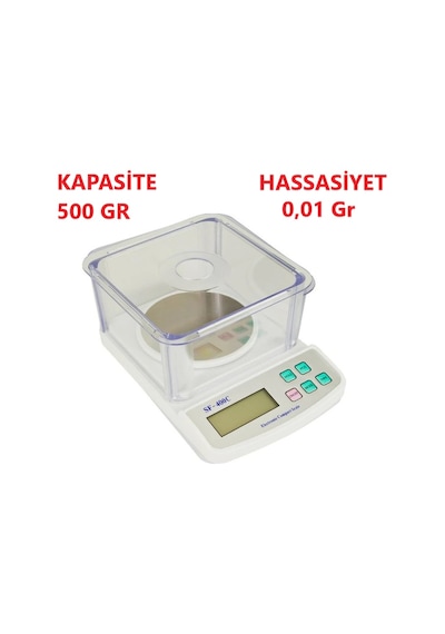 Sf-400C Fanuslu 500G-001G Lcd Hassas Dijital Terazi
