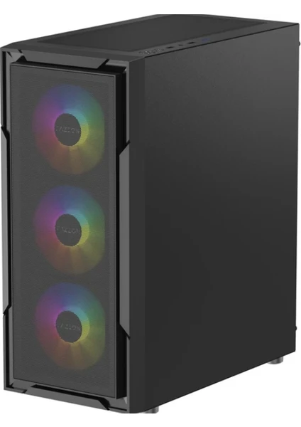 Fazeon F11 650w 80+ Bronze Mesh Rgb 4x120mm Fanlı Atx Siyah Gamıng Kasa