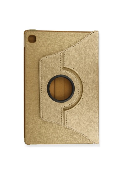 Ventra Samsung Uyumlu Galaxy T500 Tab A7 10.4 Kılıf 360 Tablet Deri Kılıf - Gold Ventra