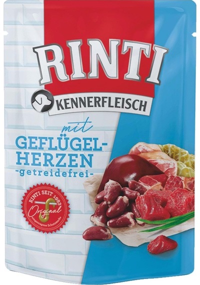 Rinti Yürekli Pouch Yetişkin Köpek Konservesi 400 G
