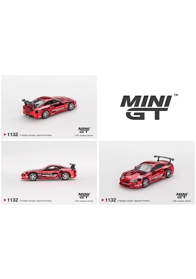 Mini Gt Toyota Supra A80 Top Secret Gt-300 Top Secret Red Chrome 1132 1/64 2026