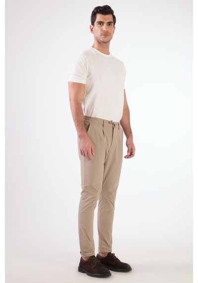 Dufy Pileli Jogger Pantolon Vizon