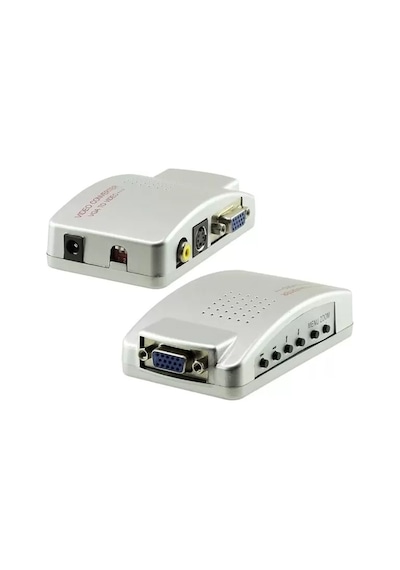 Powermaster Pm-983 Vga'dan Bnc S-video Vga'ya Görüntü Dönüştürücü 1080p Destekli