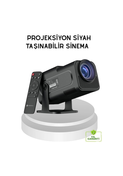 Hdmı Usb Girişli Akıllı Projeksiyon Cihazı Taşınabilir Düşük Tüketimli