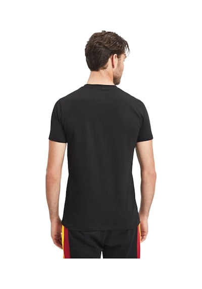 Gsstore Galatasaray Lisanslı Armalı T-shirt Bayrak Ve Uv Kutu Hediyeli 03-siyah