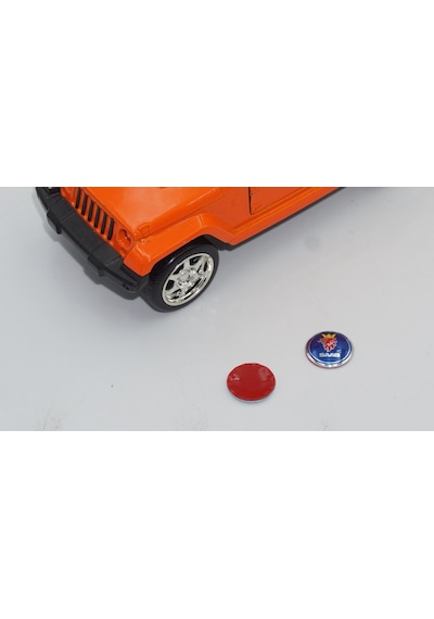 Saab Oto Anahtar 3M Metal Alaşım Logo 2Li Set