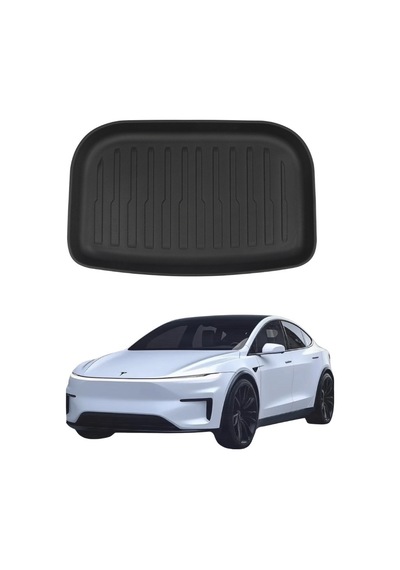 Tesla Juniper Arka Bagaj Havuzlu Kauçuk Paspası Alt Kısım - Siyah