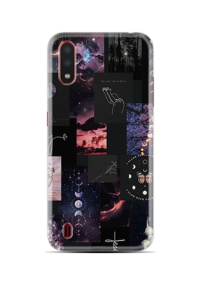 Samsung Samsung Galaxy Uyumlu A01 Kılıf Boutique Baskılı Resimli Ay Pattern Pcode -030